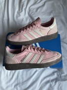 Buty damskie Adidas handball Spezial beżowe skórzane 39.5 24.5cm