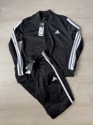 Nowy komplet dresowy adidas czarny– Bluza + Spodnie, Rozmiar S