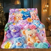 Koc dziecięcy Kolorowe misie