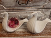 Świeczniki- porcelana  