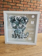 Ramka 3d metryczka chrzest roczek urodziny personalizacja
