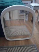 Lustro łazienkowe z białą ramą 61 x 51 cm