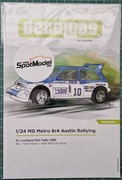 Kalkomanie MG Metro 6r4 Austin Rallying Decalcas 1:24 Cartograf
