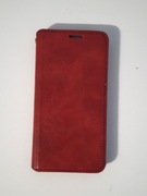 Zestaw etui + szkło Samsung A40 / czerwone zamykane etui z klapką / nowe