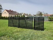 Brama dwuskrzydłowa i furtka