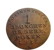 1 Grosz 1816  "B"  Księstwo Poznańskie 