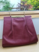 Torebka skórzana francuska Vintage skóra