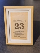 1992 kartka kalendarza prezent urodziny jubileusz