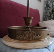 Żyrandol Mosiężny Art deco 