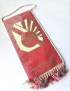 Proporczyk ZNP Związek Nauczycielstwa Polskiego Szprotawa Herb