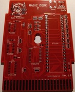 Płytka PCB kartidża Magic Desk v2 Commodore 
