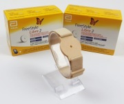 Opaska ochronna na sensor FreeStyle Libre 2 - BEŻOWA