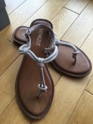 Sandały japonki Venezia 19-201 TAUPE