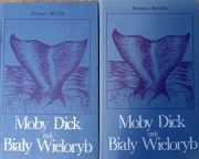 Moby Dick czyli Biały Wieloryb T. 1-2 Komplet płótno, bdb Melville Herman