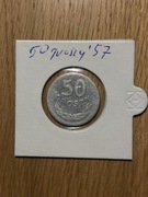 Moneta 50 groszy 1957