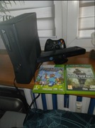 Xbox 360S slim + dwie gry