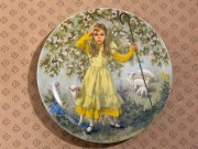 RECO Talerz ozdobny porcelanowy dziewczynka 