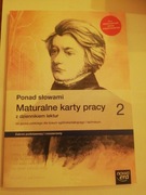 JĘZYK POLSKI PONAD SŁOWAMI 2 MATURALNE KARTY PRACY NOWA ERA