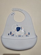 Śliniak silikonowy z kieszonką NOWY