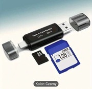 Adapter do kart SD/Micro SD/SDXC/SDHC z 4 w 1 typu C/USB A