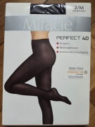 Miracle perfect 40 rajstopy 2 M nowe kryjące bezmajtkowe