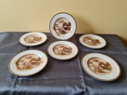 Japońska porcelana "KUTANI" - talerze. (20)