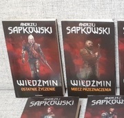 Wiedźmin 1-2 CZERWONA Seria Miecz Przeznaczenia Ostatnie Życzenie Sapkowski