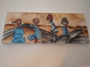 Oryginalny obraz z wystawy GUVEN CETINKAYA 