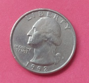 1/4 dolara 25 centów Quarter Dollar 1992 USA 