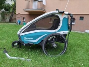 Przyczepka rowerowa Qeridoo Kidgoo 1 amortyzowana (Thule, Burley, Hamax)