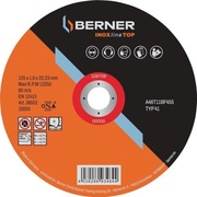 Tarcza do stali nierdzewnej 230x1.9x22.23mm Berner INOXline Top