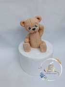 Figurki z masy cukrowej miś ręcznie robione na zamówienie 