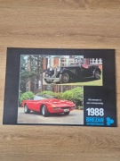 KALENDARZ ŚCIENNY 1988r   MOTORYZACJA 