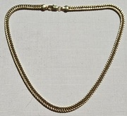 Złoty łańcuch splot smoczy 51.5 cm