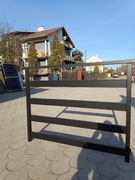 Aluminiowa Balustrada Balkon Francuski 130 cm okno 100 cm BF01ALU RAL