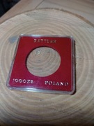 Oryginalny kapsel na monetę 1000 złotych narodowy czyn pomocy szkole PRL Ag