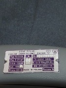 Tabliczki informacyjne od lodówek PRL