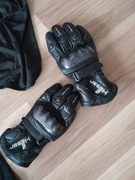 Rękawice motocyklowe Husar skórzane XL Czarne + kominiarka