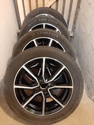 Koła- roczne felgi DEZENT 16x6 4x100 ET38 otwor 60,1/54,1 czujniki ciśniena