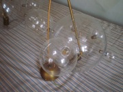 Lampa Sufitowa Wisząca Szklane Kule Żyrandol