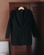 Cropp czarny płaszcz 36 S 