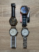 Zestaw 4 męskich zegarków (CURREN, T-WINNER, Comuder) – NOWE, w foliach!