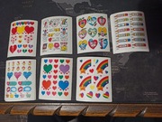 Naklejki różne symbole 25 sztuk