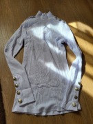 Bluzka biała z półgolfem 