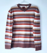 Sweter w serek, w paski Reef 40/42