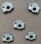 aparat fotograficzny drewniane skrapki 5 szt.