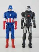 Kapitan Ameryka + War Machine figurki Hasbro 30 cm zestaw