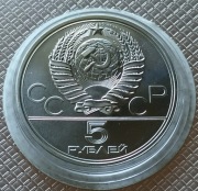 ZSRR 5 rubli 1977 r srebro