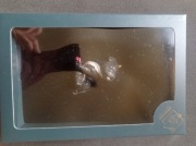 Szklana bombka. Komozja Family. Czarny piesek