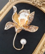 Cudowna broszka w stylu vintage klasyczna